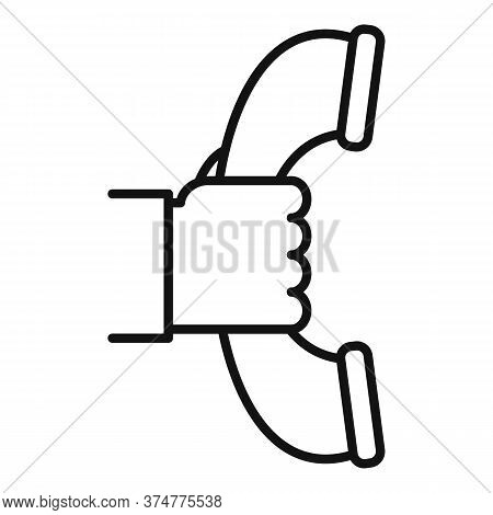 Emergency Call Service Center Icon. Outline Emergency Call Service Center Vector Icon For Web Design