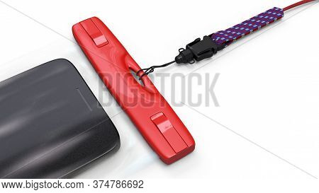 3d Illustration Of A Waterproof Phone Case