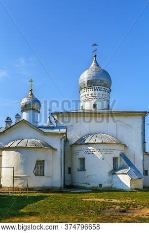 The Church Of St. Varlaam Of Khutyn Was Build In1495 In Pskov, Russia