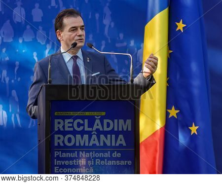 Bucharest, Romania - July 01, 2020: Ludovic Orban, President Of The National Liberal Party And Roman