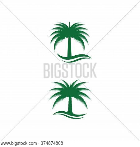 Dates Tree  Logo Template Vector Symbol