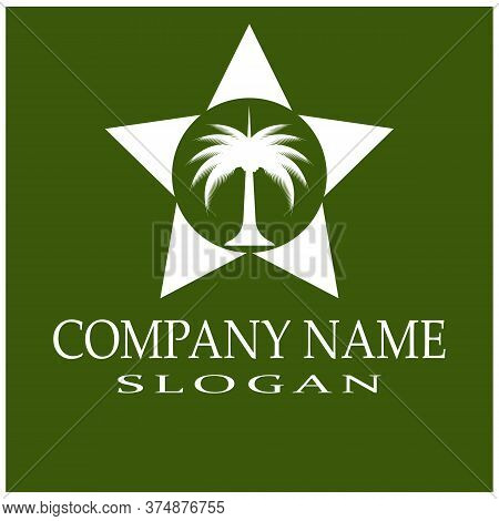 Dates Tree Logo Template Vector Symbol