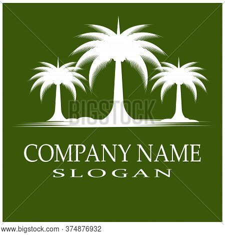 Dates Tree Logo Template Vector Symbol