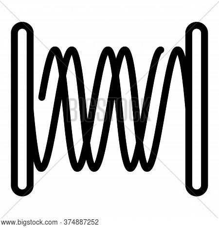 Soundproofing Icon. Outline Soundproofing Vector Icon For Web Design Isolated On White Background