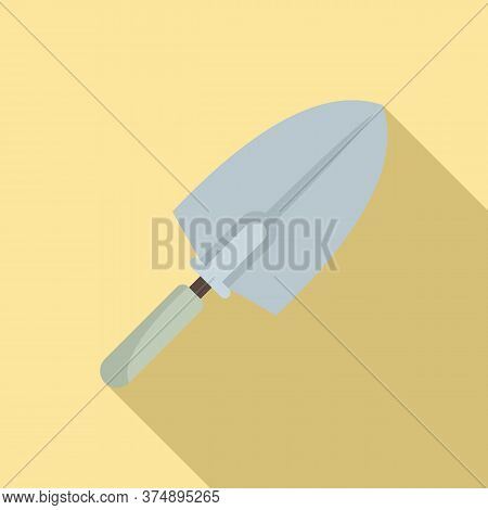 Tiler Trowel Icon. Flat Illustration Of Tiler Trowel Vector Icon For Web Design