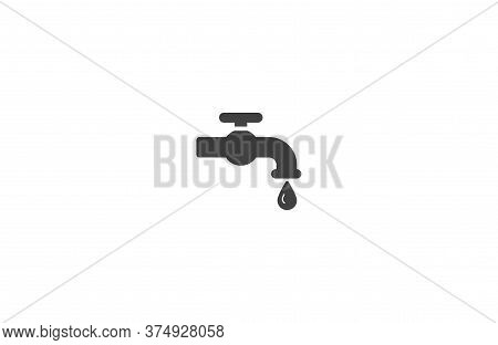 Kitchen Faucet Iconvector Icon , Lorem Ipsum Flat Design