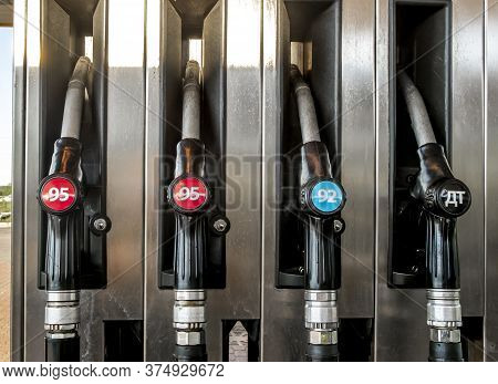 Saint-petersburg.russia.june 14, 2020.rosneft Gas Station In Saint Petersburg.