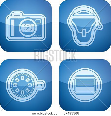 Fotografie pictogrammen Set