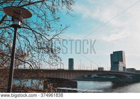 View Of The Deutzer Bridge Over The River Rhine. Cologne. Germany. April 2019