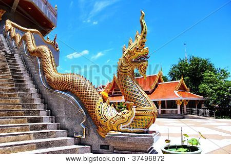 Thajské Naka socha v pagoda