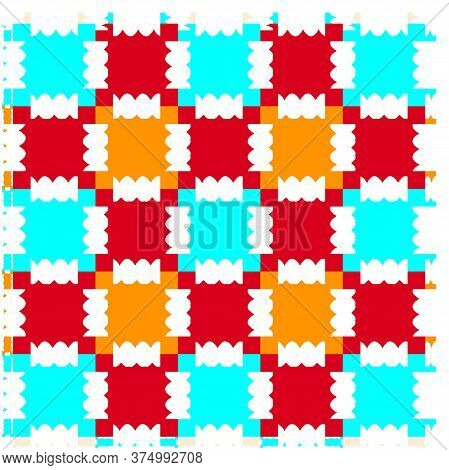 Seamless Pattern. Design For The Fabric.beautiful Vintage Pattern.colorful Seamless Pattern For Desi
