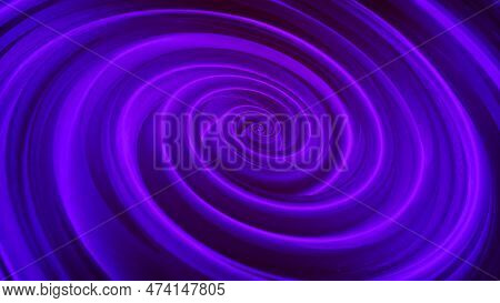 Energy Vortex. Luminous Whirlpool. Abstract Digital Swirl. Rotating Swirling Shapes Particles. Mesme