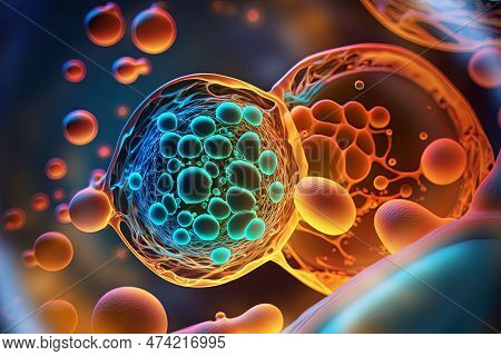 Embryonic Stem Cells , Cellular Therapy, Disease Treatment , Science Background Concept , 3d Illustr