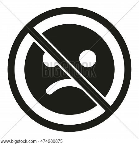 Antidepressant Emoji Icon Simple Vector. Pill Drug. Person Health