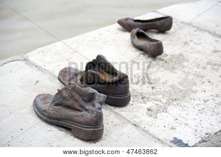 Shoes on the Danube Promenade