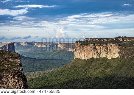 View From The Top Of The Hill Of The Father Inacio, Morro Do Pai Inacio, Chapada Diamantina, Bahia, 