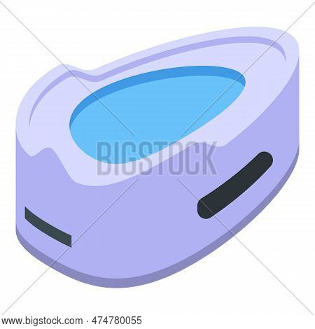 Baby Toilet Pot Icon Isometric Vector. Happy Infant. Child Care