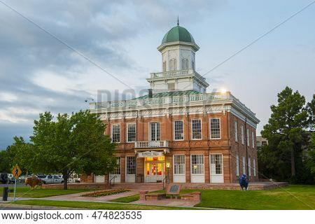 Salt Lake City, Ut, Usa - Jun. 18, 2018: Council Hall Was The Government Office Of Utah And Now Is U