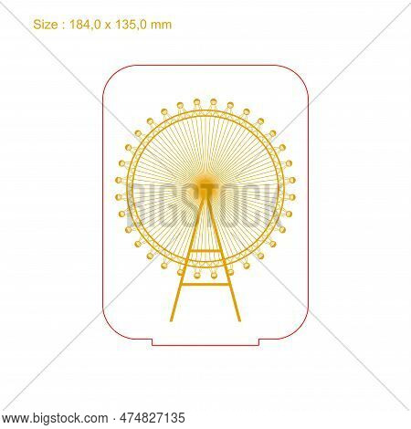 Wireframe 3d Design For Acrylic Lamp Craft Is A Digital Model That Represents The Skeletal Framework