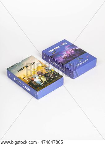 Novosibirsk, Russia -  April 03, 2023:   Photo Collage Of Legendary Group Bts, K-pop Products For Fa