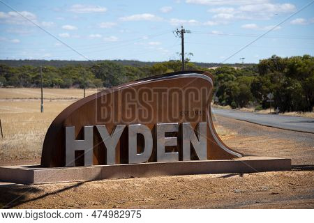 Town Of Hyden Welcome Sign - Western Australia
