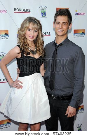 Debby Ryan and Jean-Luc Bilodeau at the 