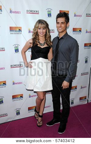 Debby Ryan and Jean-Luc Bilodeau at the 