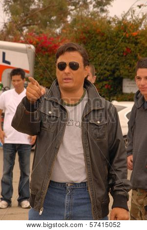 Damian Chapa on the set of the second day of shooting 