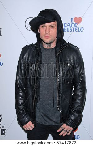 Benji Madden at the Artists for Peace and Justice 