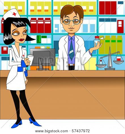 Pharmacist And Nurse