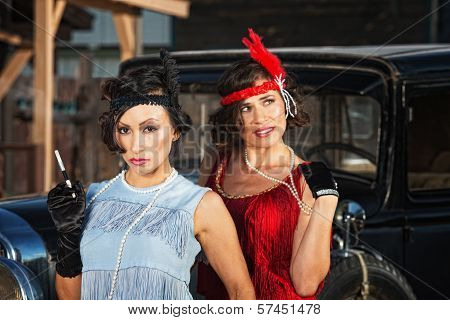 Pretty Flapper Girls