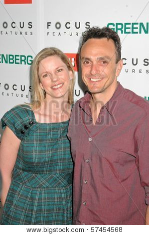 Hank Azaria and Katie Wright  at the 