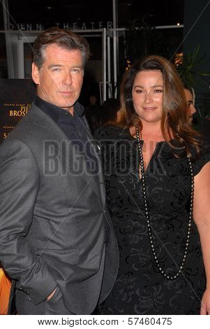 Pierce Brosnan and Keely Shaye Smith  at 