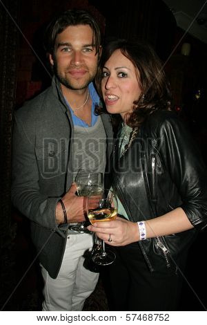Eyal Simko and Jenny Leeser at the Playback Wrap Party, House of Blues, West Hollywood, CA. 04-04-10
