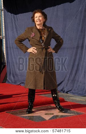 Leslie Caron at the star ceremoney for Leslie Caron into the Hollywood Walk of Fame, Hollywood, CA. 12-08-09