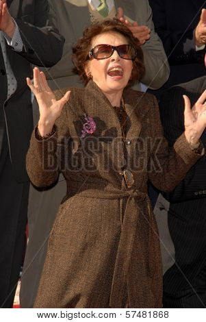 Leslie Caron at the star ceremoney for Leslie Caron into the Hollywood Walk of Fame, Hollywood, CA. 12-08-09