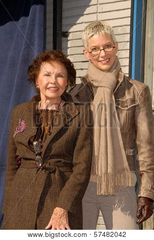 Leslie Caron and Patricia Kelly at the star ceremoney for Leslie Caron into the Hollywood Walk of Fame, Hollywood, CA. 12-08-09