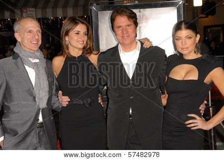 John DeLuca, Penelope Cruz, Rob Marshall and Stacy Ferguson at the 