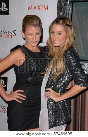 Lauren Bosworth and Lauren Conrad at the MAXIM magazine and Ubisoft launch of Assassin's Creed II, Voyeur, West Hollywood, CA. 11-11-09