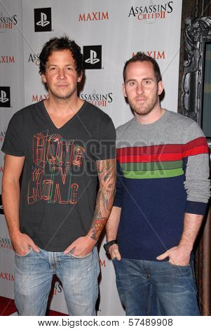 Chuck Comeau and Pierre Bouvier of 