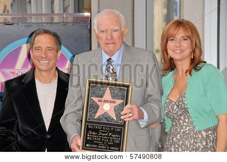 Harvey Levin, Judge Joseph A. Wapner and Judge Marilyn Milian at the induction ceremony of Judge Joseph A.Wapner into the Hollywood Walk of Fame, Hollywood, CA. 11-12-09