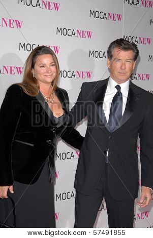 Keely Shaye Smith and Pierce Brosnan  at the MOCA New 30th Anniversary Gala, MOCA Grand Avenue, Los Angeles, CA. 11-14-09