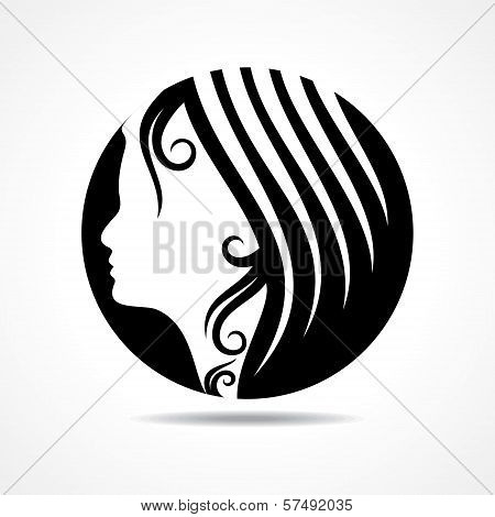 Beautiful fashion lady face stock vector