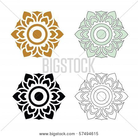 Thai Pattern Flower