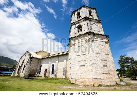 An Old Baroque Church In The Oslob, Philippines.
