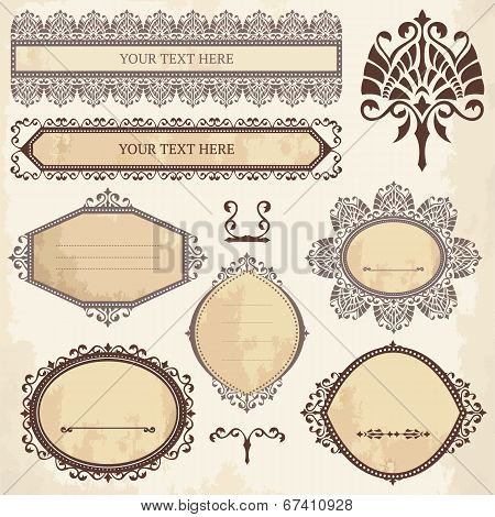 Vector Collection Of Ornamental Elements