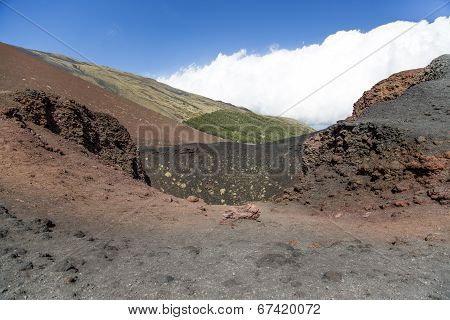 Crateri Silvestri At Sicily, Italy