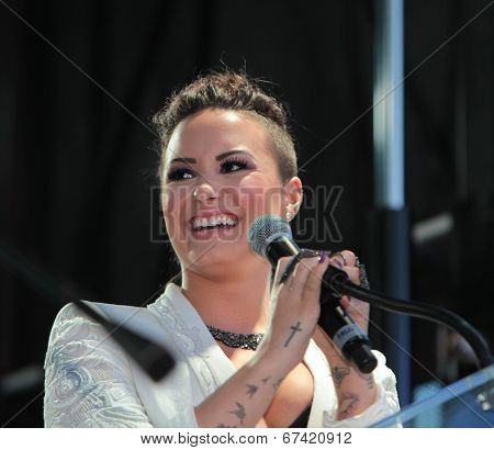 Singer Demi Lovato