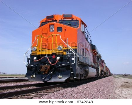 Orange godstog