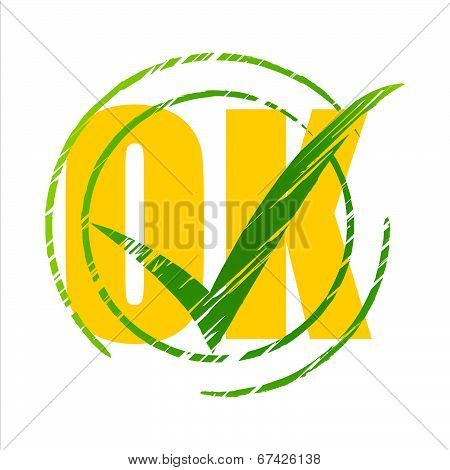 Ok Tick Represents All Right And O.k.